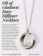 Cargar imagen en el visor de la galería, Oil of Gladness Anointing Oil&lt;br&gt; Dove Diffuser Necklace
